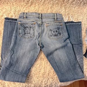 Citizens of humanity by Jerome dahan rare vintage, distressed, jeans, size 24